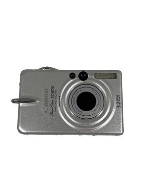 Canon PowerShot SD200 Digital Camera 3x Zoom For Parts LCD Screen Issue READ